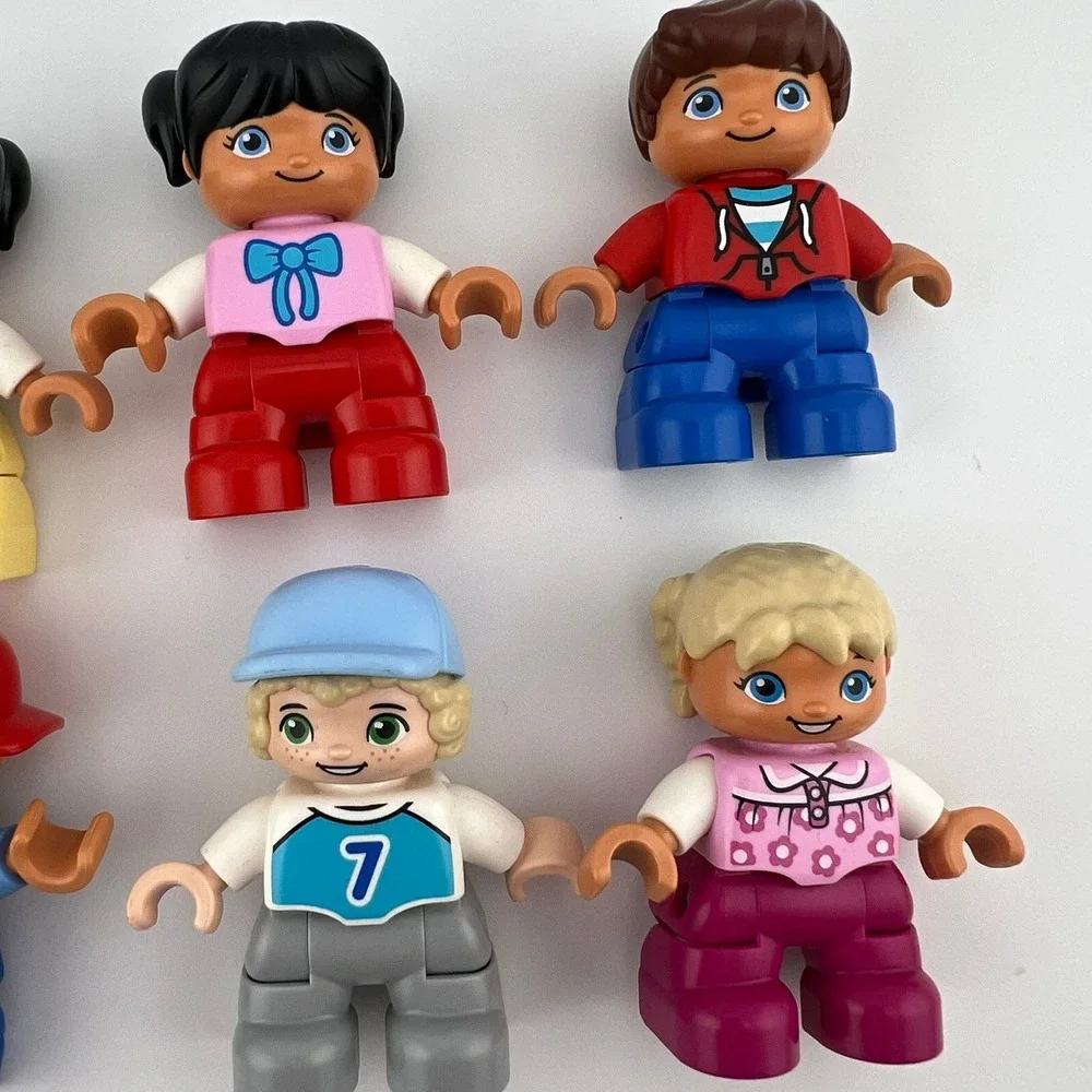 LEGO DUPLO Kids Figures Lot of 8 Mixed Styles Variants Preschool People Minifigs